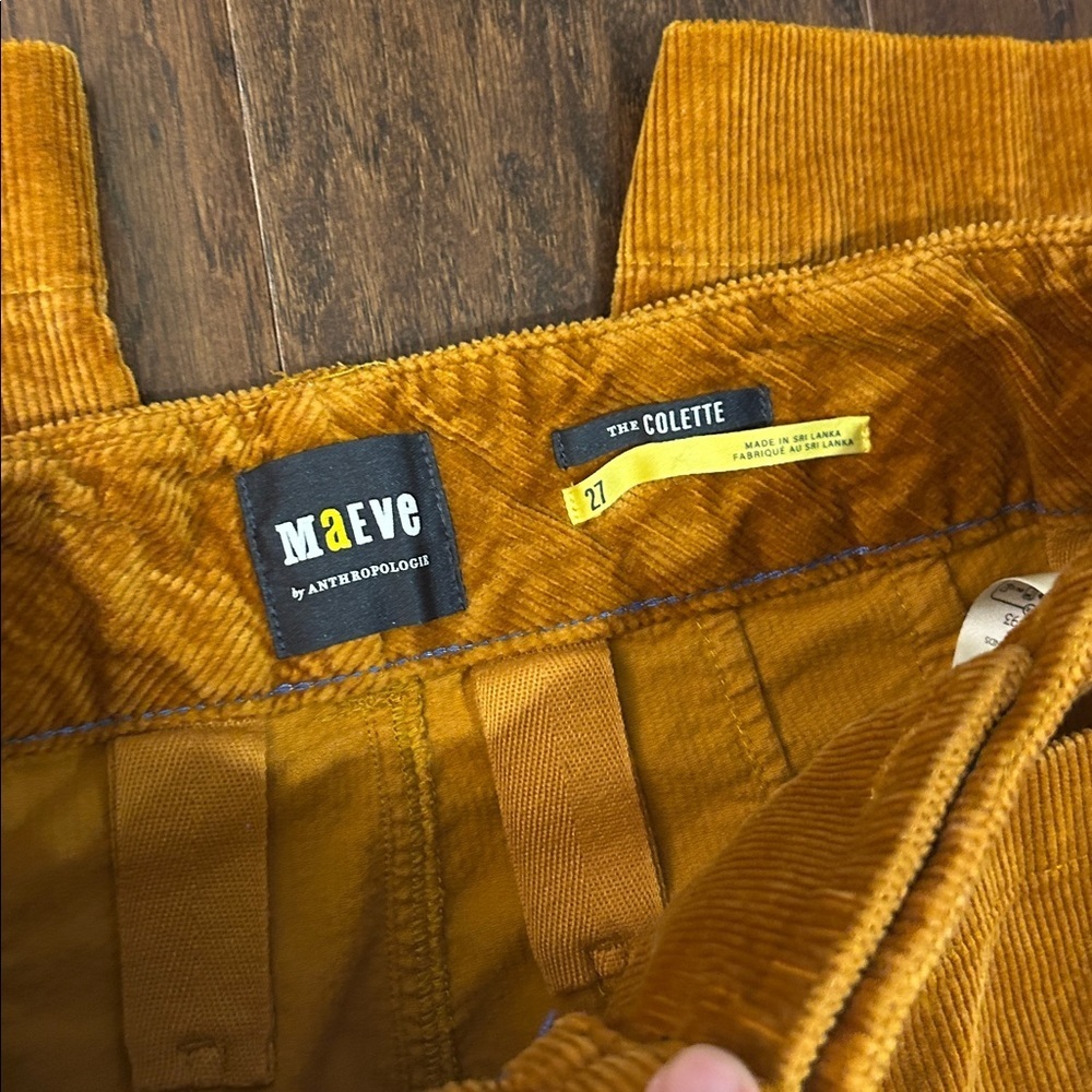 Maeve The Colette Corduroy Crop Wide-Leg Pants - Picture 3 of 6